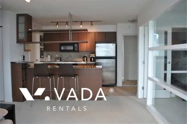 Azura in Yaletown - Furnished 1 Bedroom Apartment For Rent in Vancouver at 1105 - 1438 Richards Street, Vancouver, BC
