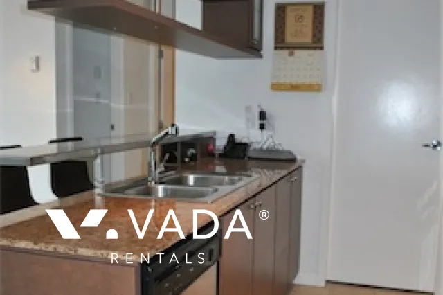 Azura in Yaletown - Furnished 1 Bedroom Apartment For Rent in Vancouver at 1105 - 1438 Richards Street, Vancouver, BC