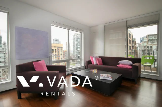 Domus in Yaletown - Furnished 2 Bedroom Apartment For Rent in Vancouver at 1602 - 1055 Homer Street, Vancouver, BC, V6B 1G3