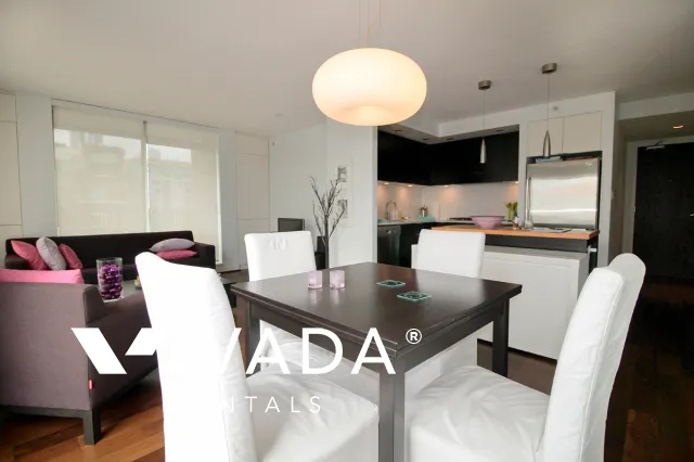 Domus in Yaletown - Furnished 2 Bedroom Apartment For Rent in Vancouver at 1602 - 1055 Homer Street, Vancouver, BC, V6B 1G3