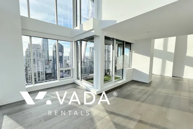 8X on The Park in Yaletown - 3 Bedroom Loft For Rent in Vancouver at 1807 - 1111 Richards Street, Vancouver, BC