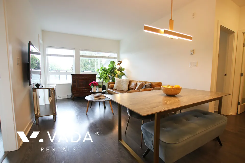 Kits West in Kitsilano - Furnished 2 Bedroom Apartment For Rent in Vancouver at 407 - 2858 West 4th Avenue, Vancouver, BC, V6K 1R2