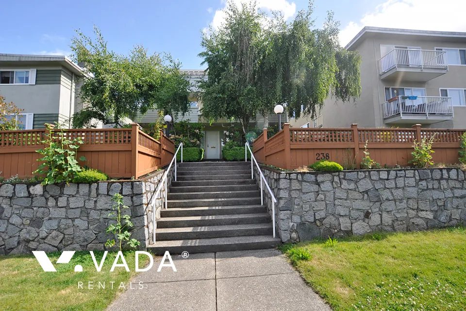 Lower Lonsdale - 1 Bedroom Fourplex For Rent in North Vancouver at 1 - 238 West 4th Street, North Vancouver, BC