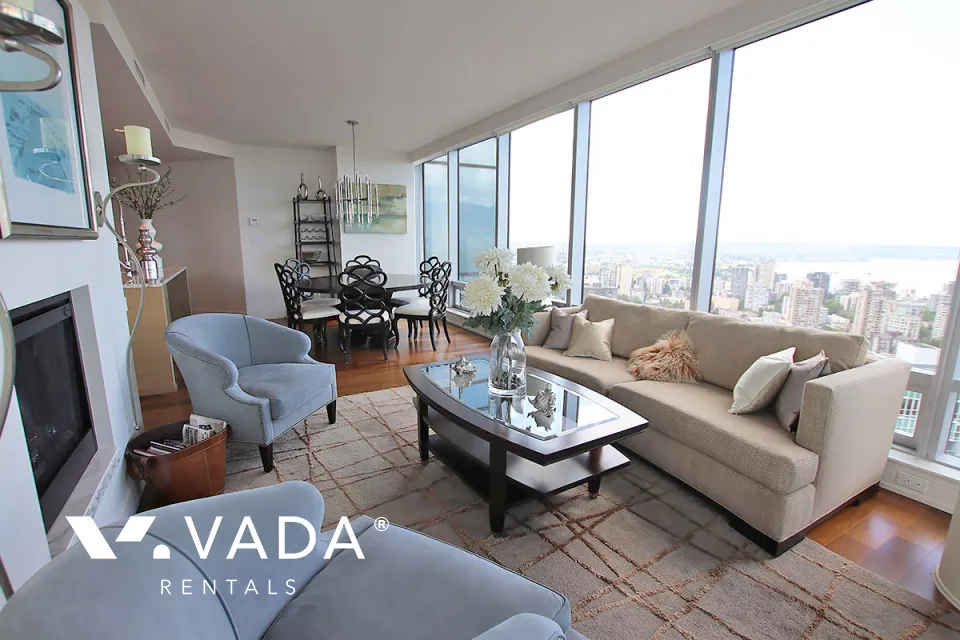 Shangri-La in Downtown - 2 Bedroom Apartment For Rent in Vancouver at 4002 - 1111 Alberni Street, Vancouver, BC