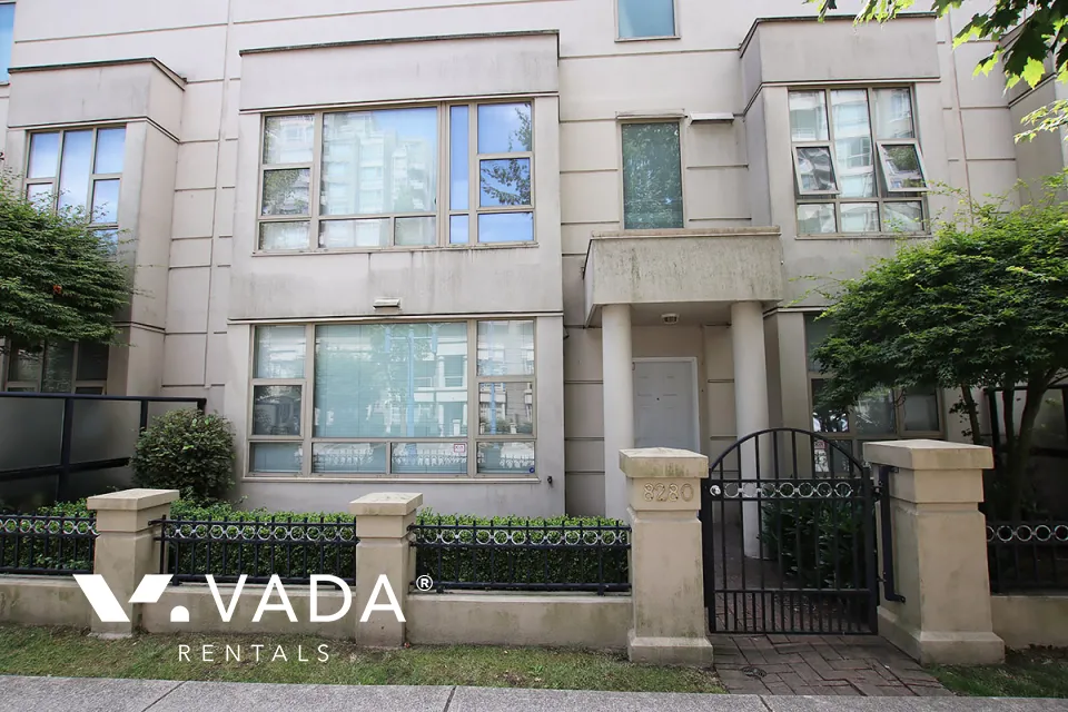 The Chancellor in Brighouse - 3 Bedroom Townhouse For Rent in Richmond at 8280 Saba Road, Richmond, BC