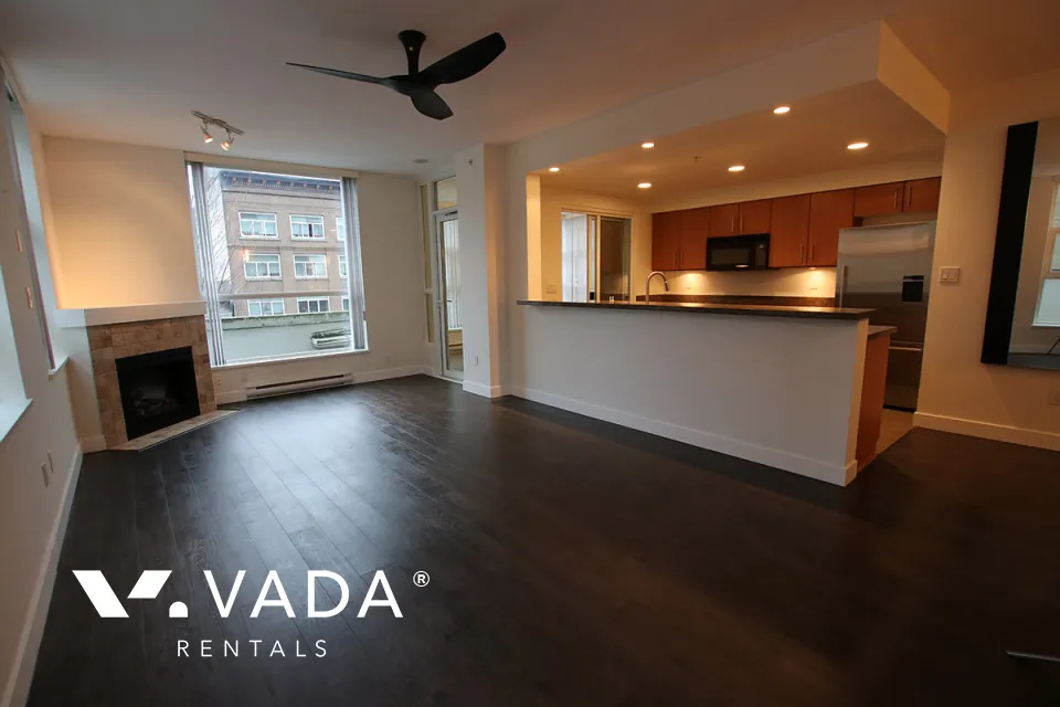 Sussex in Southeast False Creek - 1 Bedroom Apartment For Rent in Vancouver at 402 - 189 National Avenue, Vancouver, BC