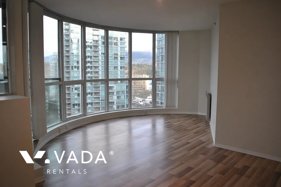 Harbourside Park in Coal Harbour - 1 Bedroom Apartment For Rent in Vancouver at 1205 - 588 Broughton Street, Vancouver, BC