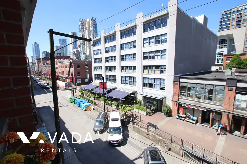 Crandall Building in Yaletown - 1 Bedroom Apartment For Rent in Vancouver at 404 - 1072 Hamilton Street, Vancouver, BC