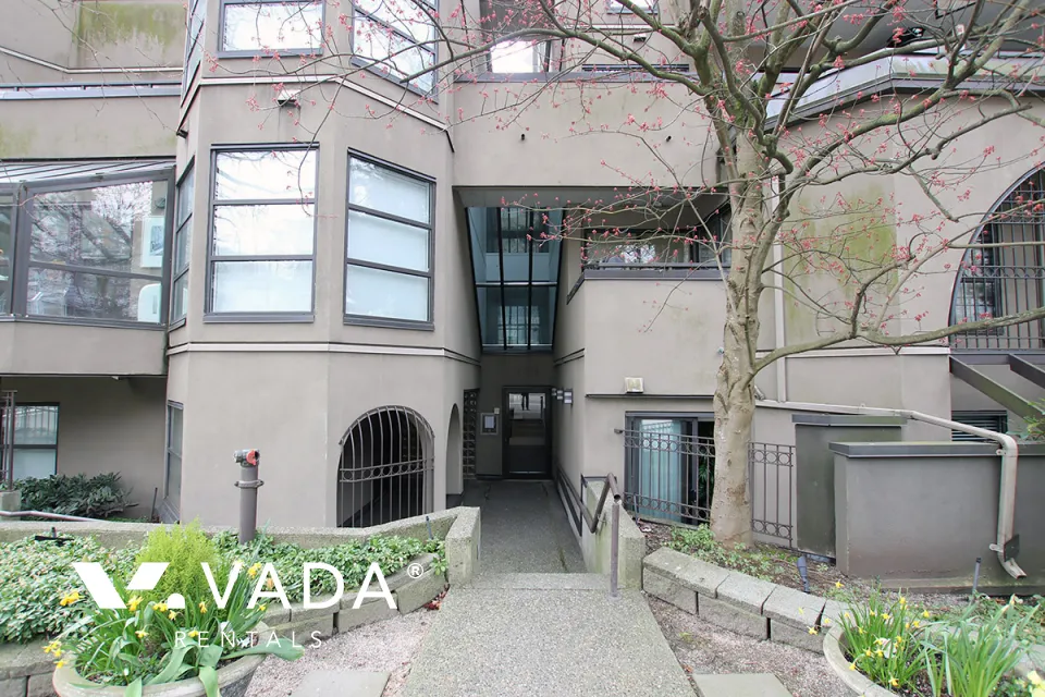 Westgate Landing in The West End - Furnished 1 Bedroom Apartment For Rent in Vancouver at 314 - 1106 Pacific Street, Vancouver, BC