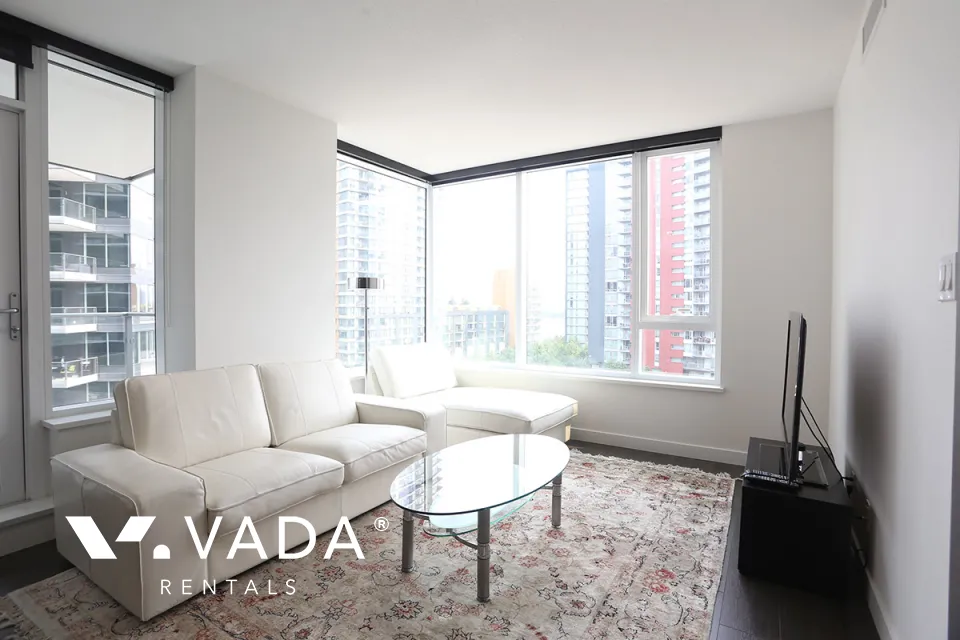 One Pacific in Yaletown - Furnished 2 Bedroom Apartment For Rent in Vancouver at 708 - 68 Smithe Street, Vancouver, BC