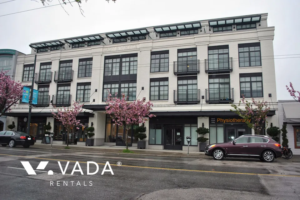 Iron &amp; Whyte in Point Grey - 1 Bedroom Apartment For Rent in Vancouver at 203 - 4355 West 10th Avenue, Vancouver, BC