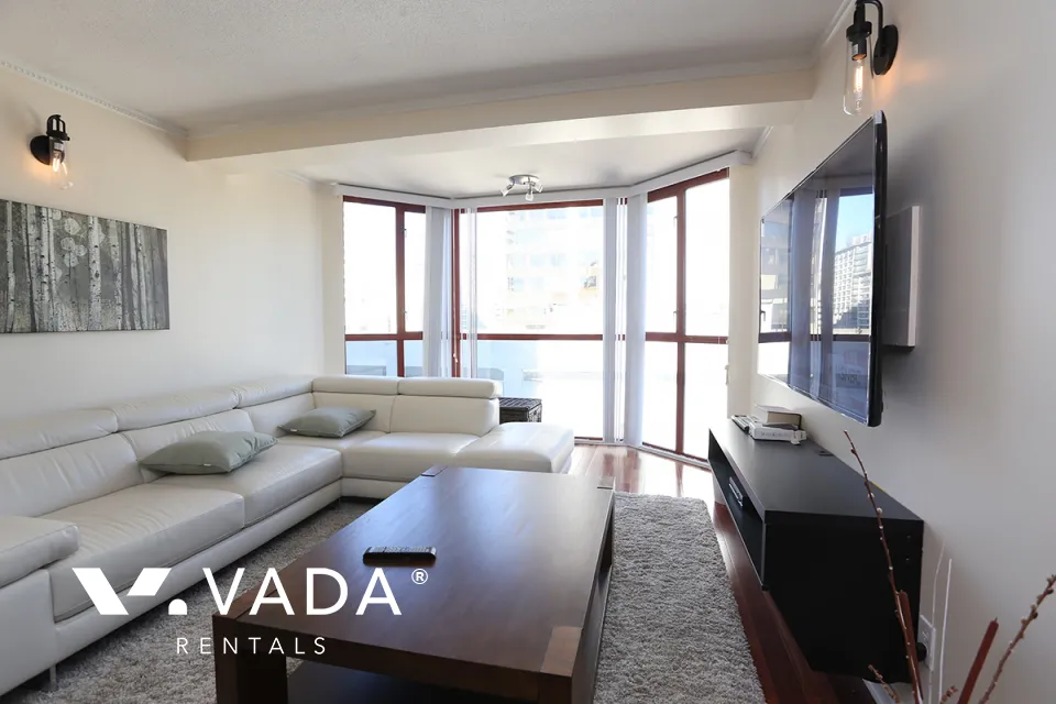 Imperial Tower in Downtown - Furnished 2 Bedroom Apartment For Rent in Vancouver at 1206 - 811 Helmcken Street, Vancouver, BC