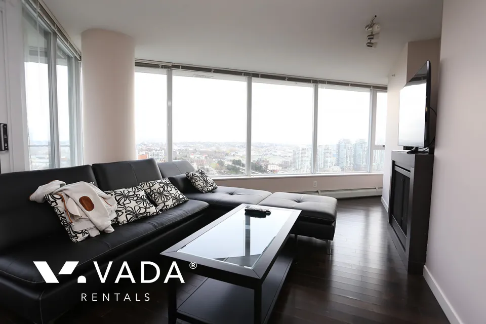 Firenze in Downtown - Furnished 2 Bedroom Apartment For Rent in Vancouver at 2908 - 688 Abbott Street, Vancouver, BC