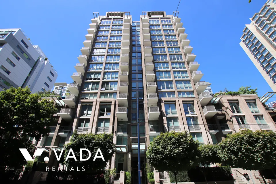 Donovan in Yaletown - Furnished 1 Bedroom Apartment For Rent in Vancouver at 503 - 1055 Richards Street, Vancouver, BC
