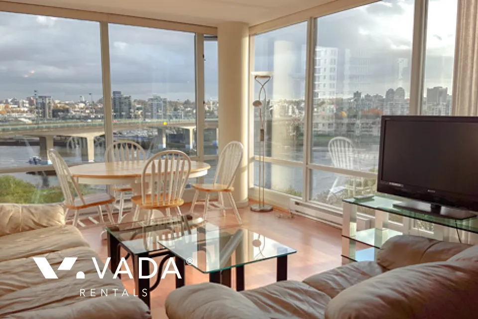 QuayWest in Yaletown - 2 Bedroom Apartment For Rent in Vancouver at 805 - 1033 Marinaside Crescent, Vancouver, BC