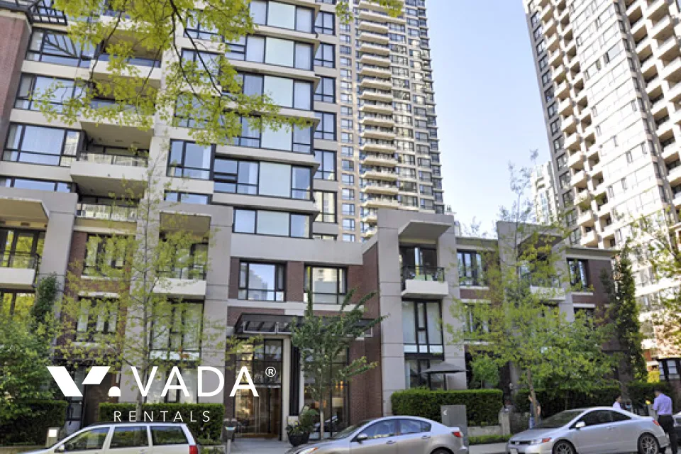 Yaletown Park in Yaletown - Furnished 1 Bedroom Apartment For Rent in Vancouver at 1801 - 977 Mainland Street, Vancouver, BC