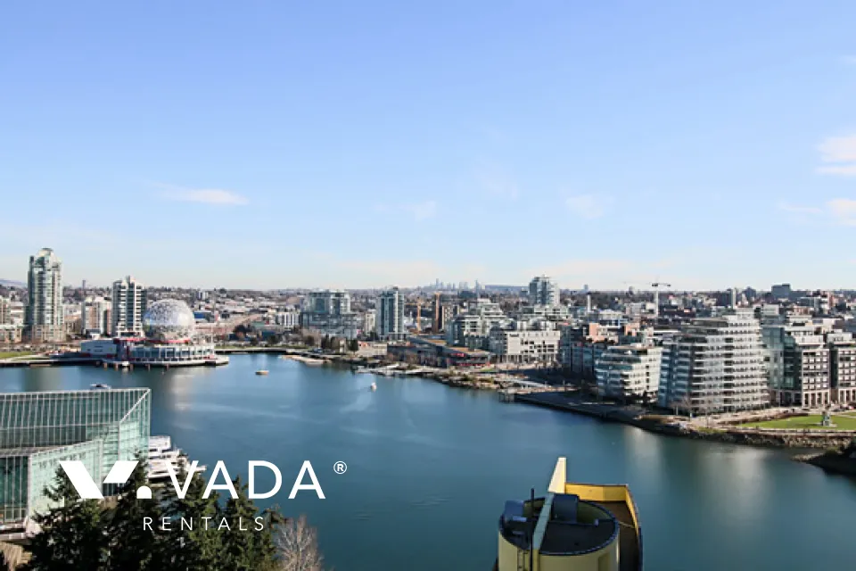 Coopers Lookout in Yaletown - Furnished 2 Bedroom Apartment For Rent in Vancouver at 2203 - 33 Smithe Street, Vancouver, BC