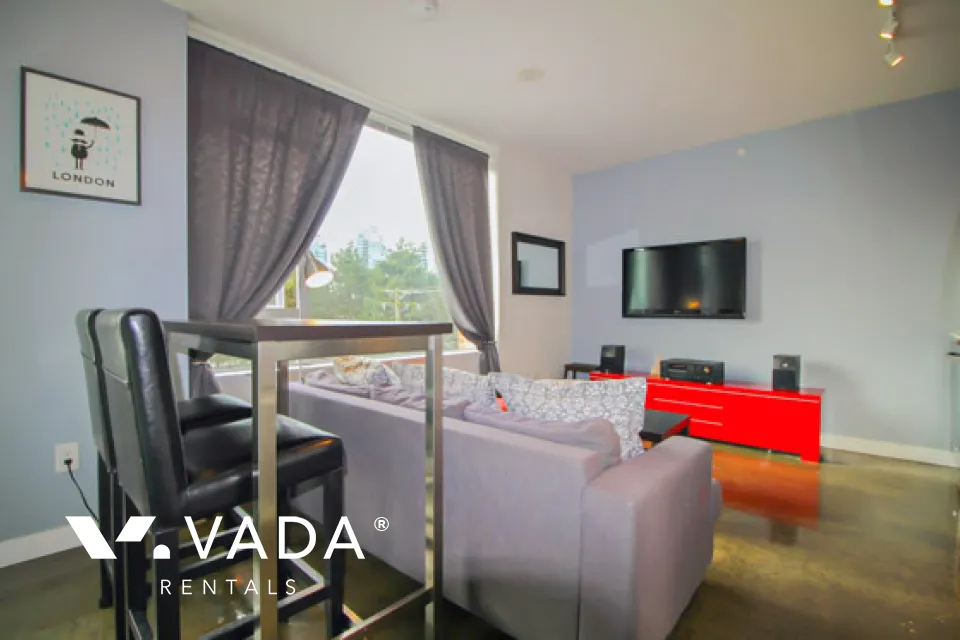 V6A in Strathcona - Furnished 1 Bedroom Apartment For Rent in Vancouver at 401 - 221 Union Street, Vancouver, BC