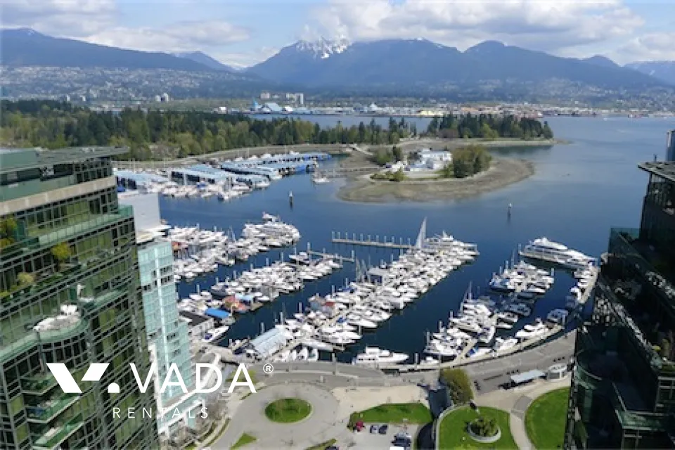 Classico in Coal Harbour - 3 Bedroom Apartment For Rent in Vancouver at 3505 - 1328 West Pender Street, Vancouver, BC