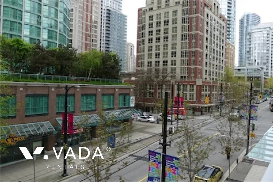 TV Towers in Downtown - 1 Bedroom Apartment For Rent in Vancouver at 308 - 788 Hamilton Street, Vancouver, BC