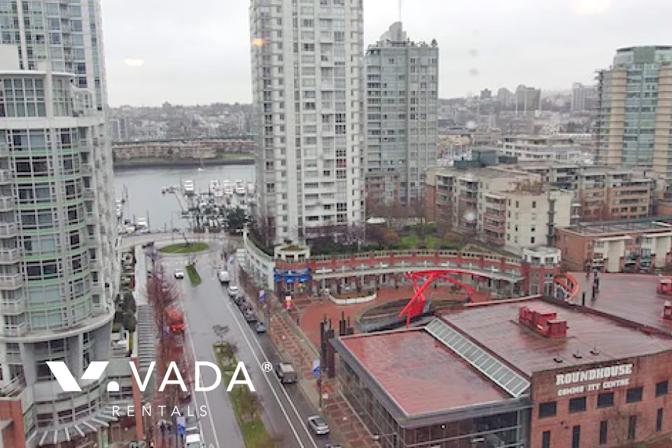 Pacific Plaza in Yaletown - 2 Bedroom Apartment For Rent in Vancouver at 1403 - 283 Davie Street, Vancouver, BC