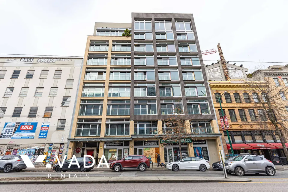 33 West Pender in Gastown - 1 Bedroom Loft For Rent in Vancouver at 704 - 33 West Pender Street, Vancouver, BC