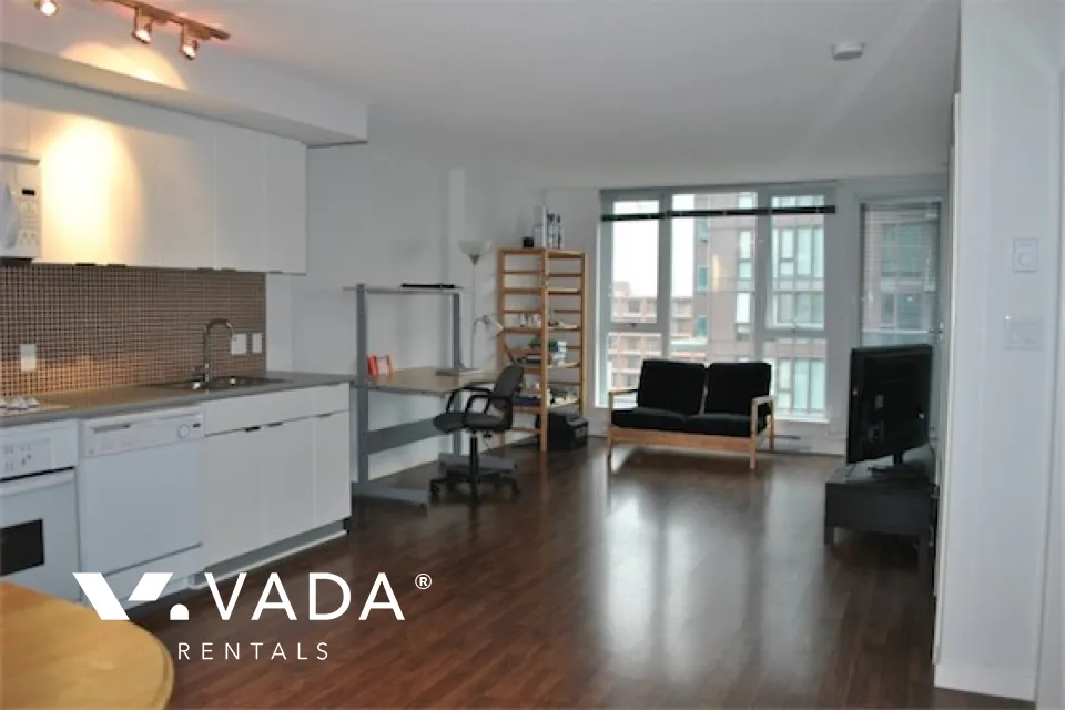TV Towers in Downtown - 1 Bedroom Apartment For Rent in Vancouver at 1611 - 788 Hamilton Street, Vancouver, BC