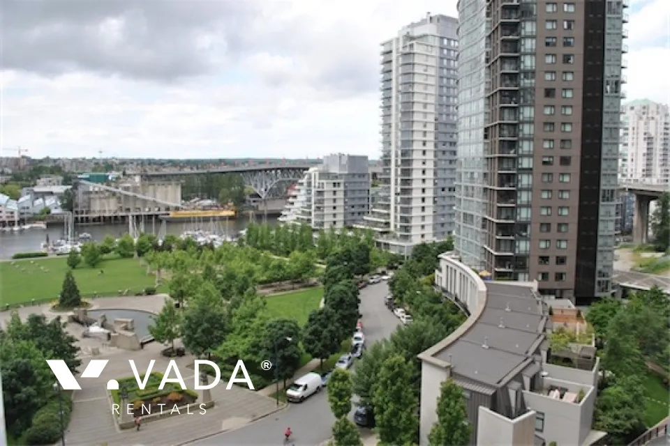 Azura in Yaletown - Furnished 1 Bedroom Apartment For Rent in Vancouver at 1105 - 1438 Richards Street, Vancouver, BC