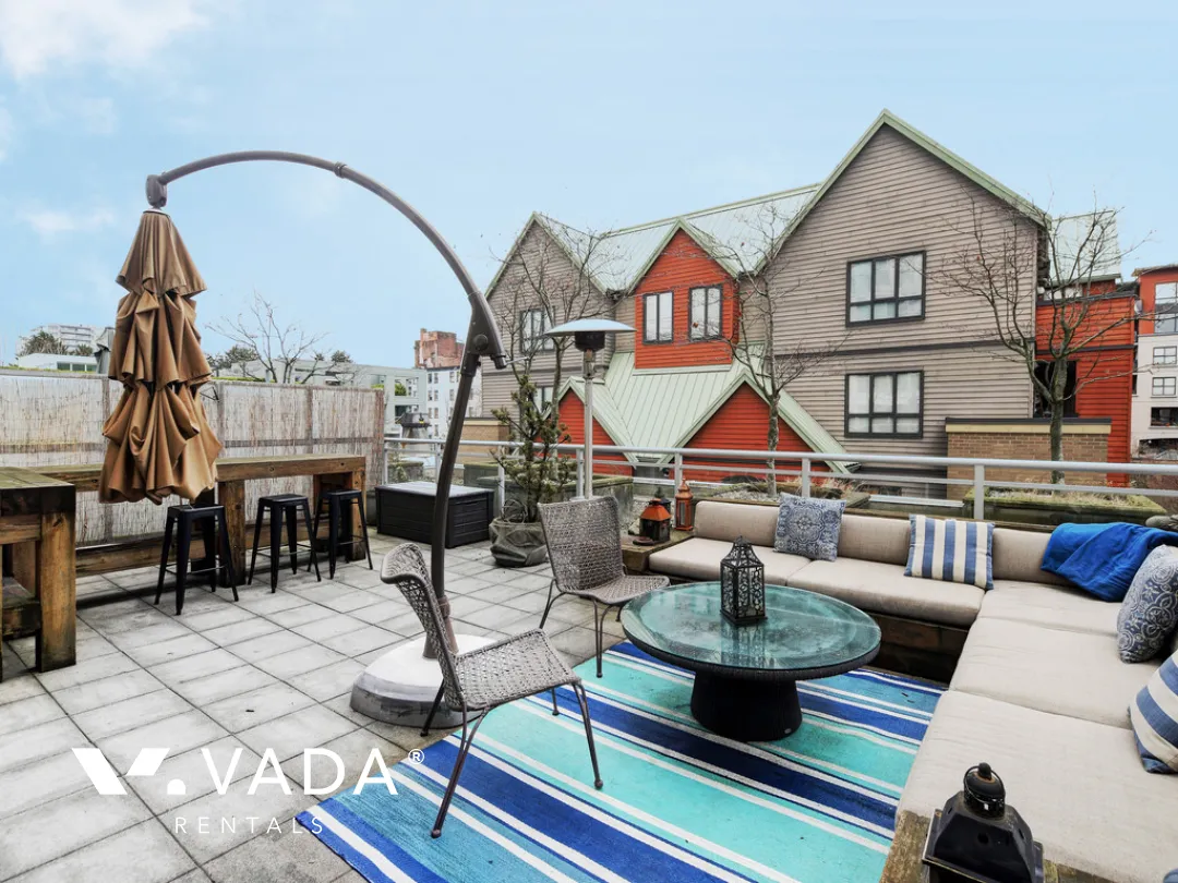 Brighton in Southeast False Creek - Furnished 2 Bedroom Apartment For Rent in Vancouver at 303 - 120 Milross Avenue, Vancouver, BC