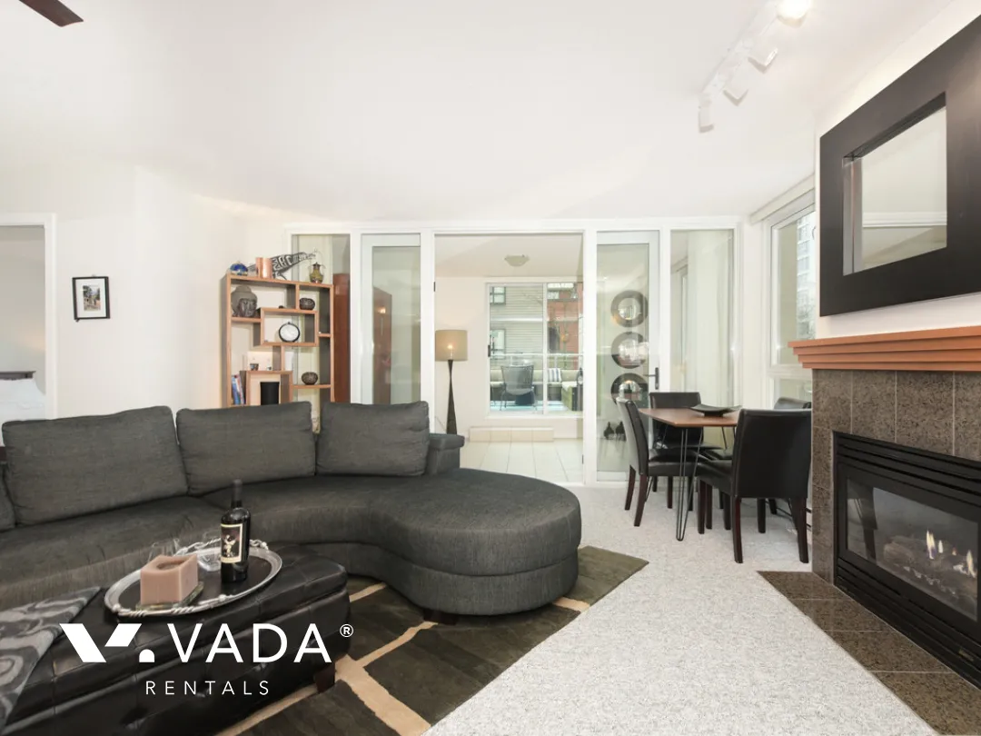 Brighton in Southeast False Creek - Furnished 2 Bedroom Apartment For Rent in Vancouver at 303 - 120 Milross Avenue, Vancouver, BC