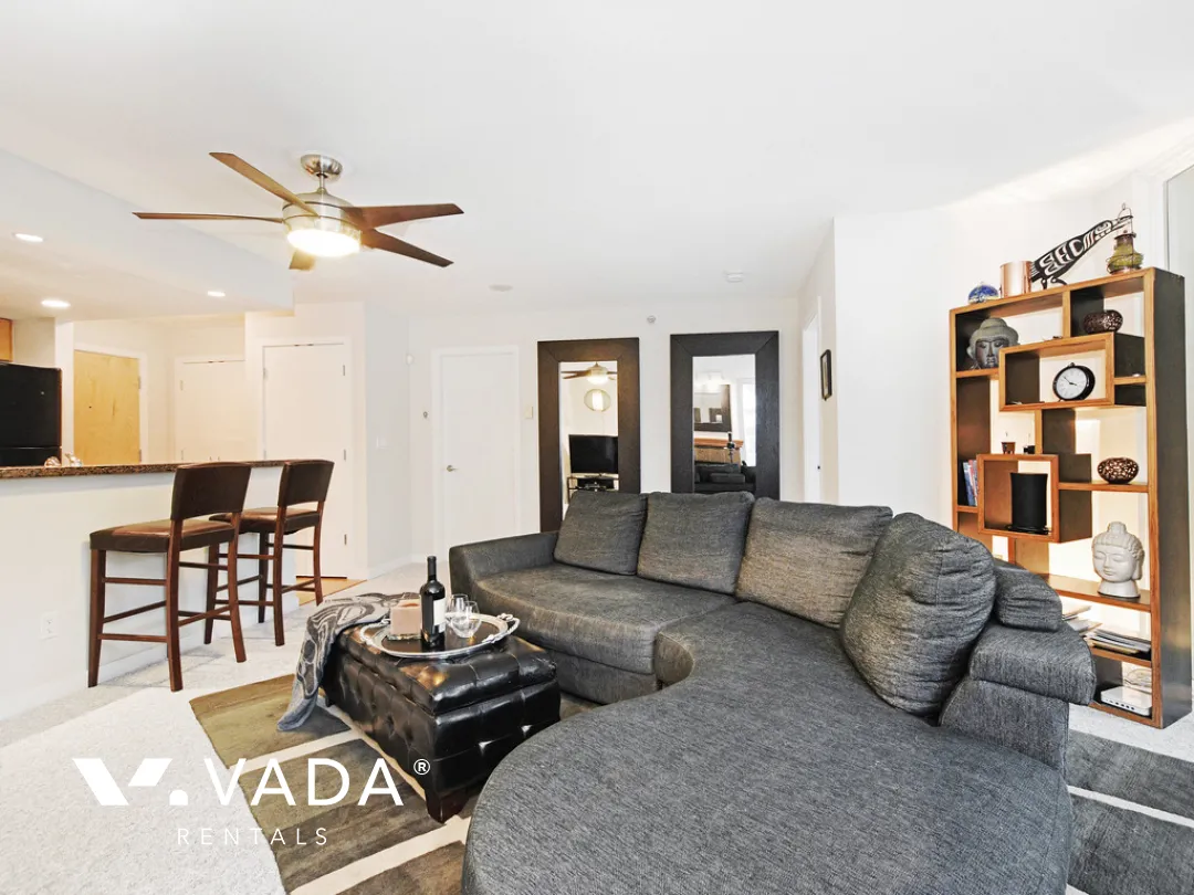 Brighton in Southeast False Creek - Furnished 2 Bedroom Apartment For Rent in Vancouver at 303 - 120 Milross Avenue, Vancouver, BC