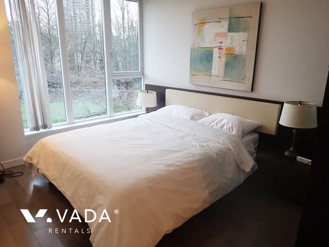Nahanni in Port Moody Centre - Furnished 2 Bedroom Apartment For Rent in Port Moody at 506 - 660 Nootka Way, Port Moody, BC