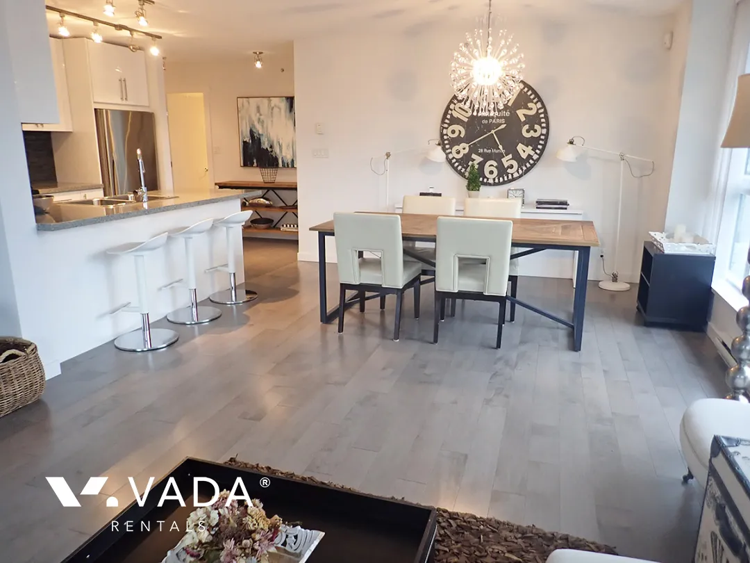 Nahanni in Port Moody Centre - Furnished 2 Bedroom Apartment For Rent in Port Moody at 506 - 660 Nootka Way, Port Moody, BC