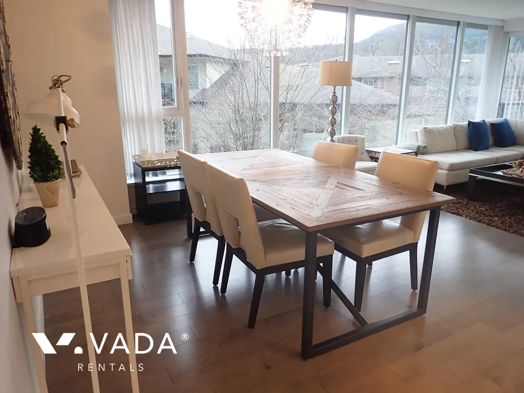 Nahanni in Port Moody Centre - Furnished 2 Bedroom Apartment For Rent in Port Moody at 506 - 660 Nootka Way, Port Moody, BC