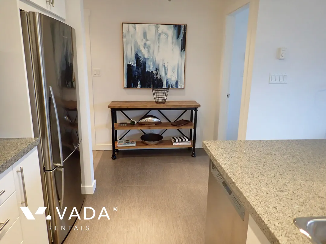 Nahanni in Port Moody Centre - Furnished 2 Bedroom Apartment For Rent in Port Moody at 506 - 660 Nootka Way, Port Moody, BC