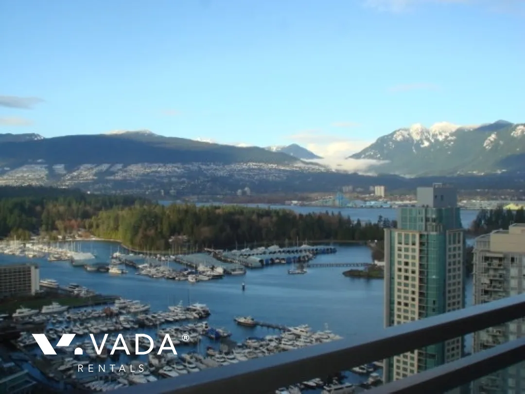 Ritz in Coal Harbour - 3 Bedroom Apartment For Rent in Vancouver at 3002 - 1211 Melville Street, Vancouver, BC