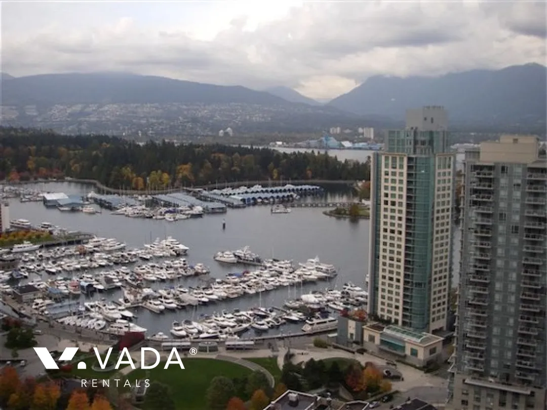 Ritz in Coal Harbour - 3 Bedroom Apartment For Rent in Vancouver at 2702 - 1211 Melville Street, Vancouver, BC