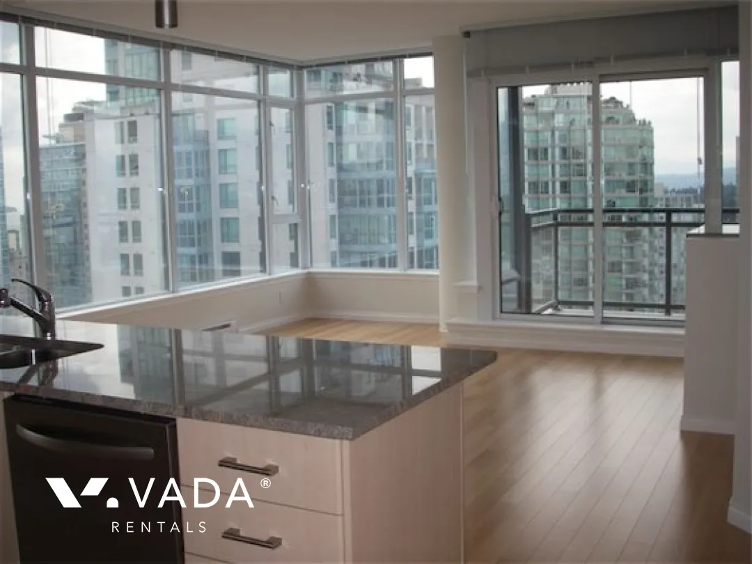 Ritz in Coal Harbour - 3 Bedroom Apartment For Rent in Vancouver at 2702 - 1211 Melville Street, Vancouver, BC