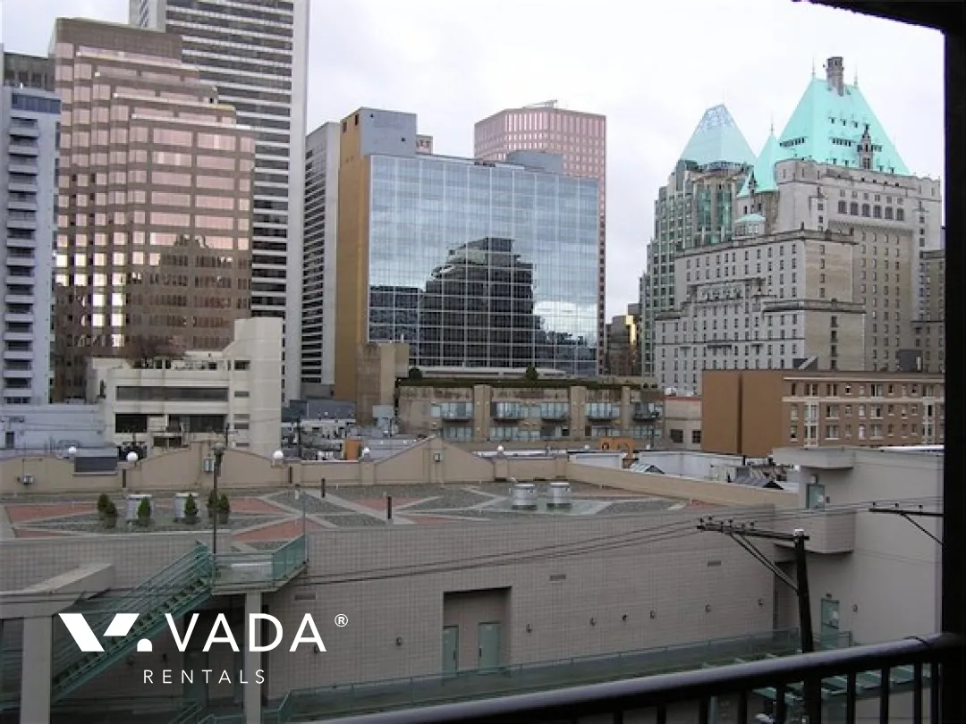City View in Downtown - 1 Bedroom Apartment For Rent in Vancouver at 609 - 1045 Haro Street, Vancouver, BC