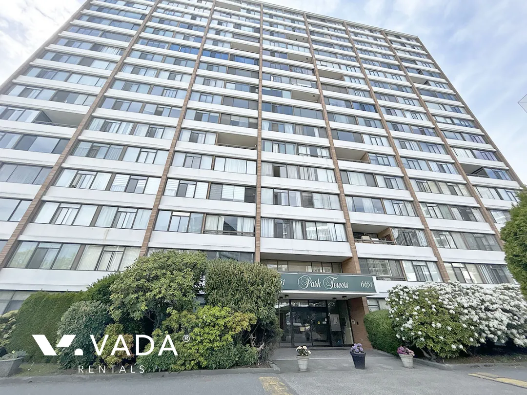 Regency Park Towers in Brighouse - 1 Bedroom Apartment For Rent in Richmond at 606 - 6651 Minoru Boulevard, Richmond, BC, V6Y 1Z2