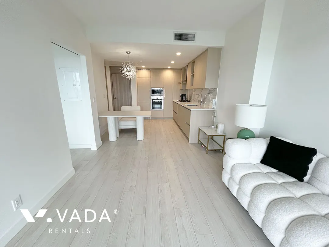 Concord Brentwood Hillside East in Brentwood - Furnished 1 Bedroom Apartment For Rent in Burnaby at 601 - 4890  Lougheed Highway, Burnaby, BC, V5C 0N2