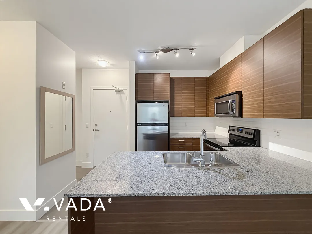 Macpherson Walk in Metrotown - 1 Bedroom Apartment For Rent in Burnaby at 209 - 5788 Sidley Street, Burnaby, BC, V5J 0E4