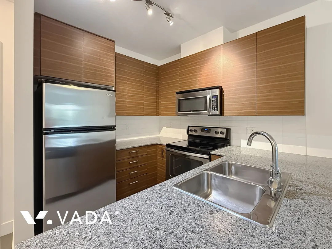 Macpherson Walk in Metrotown - 1 Bedroom Apartment For Rent in Burnaby at 209 - 5788 Sidley Street, Burnaby, BC, V5J 0E4