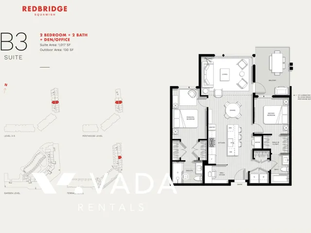 Redbridge in Hospital Hill - 2 Bedroom Apartment For Rent in Squamish at 609 - 1506 Scott Crescent, Squamish, BC, V8B 1G4 - Floor Plan