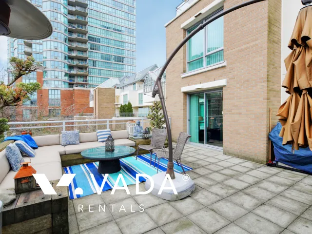 Brighton in Southeast False Creek - Furnished 2 Bedroom Apartment For Rent in Vancouver at 303 - 120 Milross Avenue, Vancouver, BC