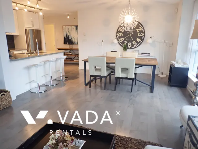 Nahanni in Port Moody Centre - Furnished 2 Bedroom Apartment For Rent in Port Moody at 506 - 660 Nootka Way, Port Moody, BC