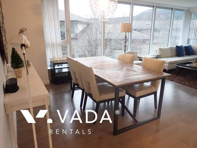 Nahanni in Port Moody Centre - Furnished 2 Bedroom Apartment For Rent in Port Moody at 506 - 660 Nootka Way, Port Moody, BC