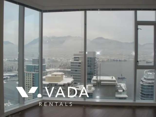 Ritz in Coal Harbour - 3 Bedroom Apartment For Rent in Vancouver at 3204 - 1211 Melville Street, Vancouver, BC