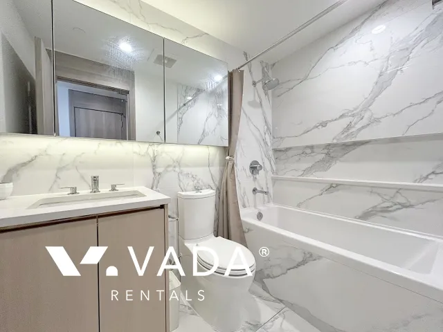 Concord Brentwood Hillside East in Brentwood - Furnished 1 Bedroom Apartment For Rent in Burnaby at 601 - 4890  Lougheed Highway, Burnaby, BC, V5C 0N2