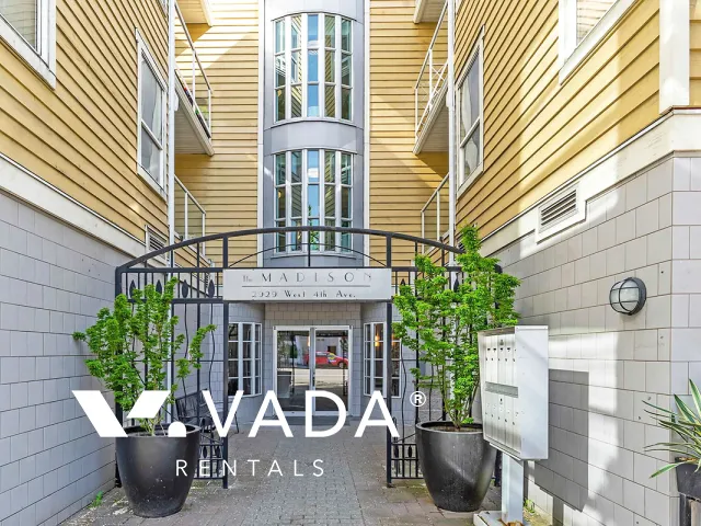 The Madison in Kitsilano - 2 Bedroom Apartment For Rent in Vancouver at 206 - 2929 West 4th Avenue, Vancouver, BC, V6K 1R3